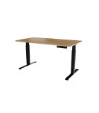 Desk MOON 1500 mm black body / tabletop oak wotan order